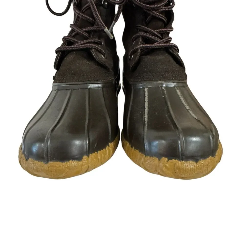 Red Ball By LaCrosse 8 Steel Shank Duck Boots Brown Removable Liners Mens READ